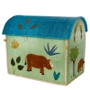 Rice by Rice Large Rhino Raffia Storage Basket - Stylish Home Decor 2 Rice by Rice Cesto Giochi In Rafia Rinoceronte Grande