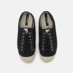 Novesta Star Master Contrast Stitching Shoes Black Beige Ecru