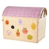 Rice by Rice Cesto Giochi In Rafia Frutta - Large Natural Woven Nursery Decor Basket 1 Rice by Rice Cesto Giochi In Rafia Frutta - Grande