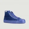 Novesta Electric Blue Star Dribble Corduroy High Top Sneakers - Fashionable Women's Shoes 1 Novesta Electric Blue Star Dribble Corduroy High Top Sneakers