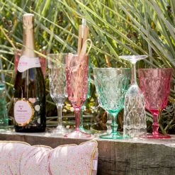 Rice by Rice Acrylic Wine Glass In Pink โ Elegant and Durable Drinkware 7 Rice by Rice Acrylic Wine Glass In Pink