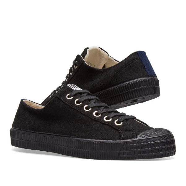 Novesta X Universal Works Star Master Black Felt Shoes - Men's Stylish & Comfortable Footwear 5 Novesta X Universal Works Star Master Black Felt