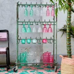 Rice by Rice Acrylic Wine Glass In Mint