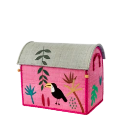 Rice by Rice Cesto Giochi In Rafia Tucano Piccolo