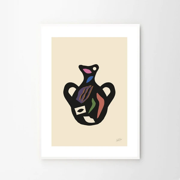 The Poster Club Serie Vase Print | 30 X 40cm - Elegant Wall Art for Modern Homes 3 The Poster Club Serie Vase Print | 30 X 40cm