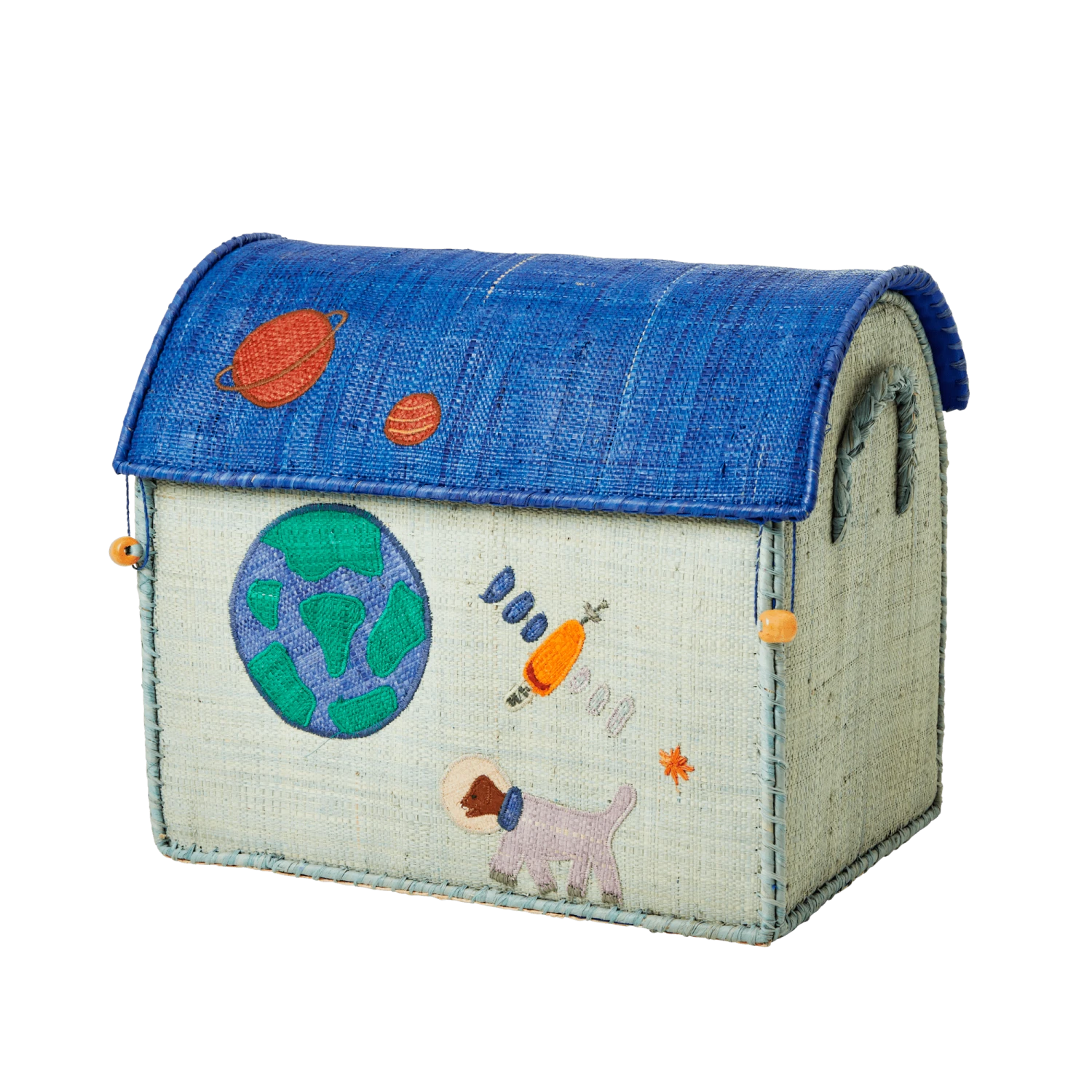 Rice by Rice Cesto Giochi In Rafia Piccolo Spazio - Eco-Friendly Kids Toy Basket 3 Rice by Rice Cesto Giochi In Rafia Piccolo Spazio