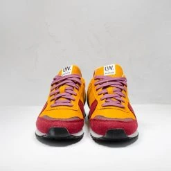 Novesta Pumpkin Multicolour Universal Works Marathon Felt Trainer