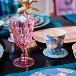 Rice by Rice Acrylic Wine Glass In Pink