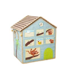 Rice by Rice Cesto Giochi In Rafia Casetta Della Giungla Medio