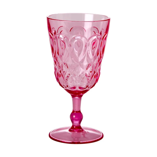 Rice by Rice Acrylic Wine Glass In Pink โ Elegant and Durable Drinkware 3 Rice by Rice Acrylic Wine Glass In Pink