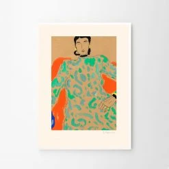 The Poster Club Rosie McGuinness, Pattern Top - 40x50cm