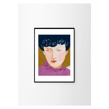 The Poster Club Jaron Su - Taiwanese Lady in 1950s Paris Art Print (30x40cm) 7 The Poster Club Jaron Su, Taiwanese Lady in 1950s Paris - 30x40cm