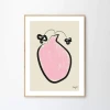 The Poster Club Sofia Freixas Pink Vase Print 30x40cm