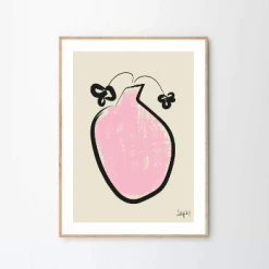 The Poster Club Sofia Freixas Pink Vase Print 30x40cm