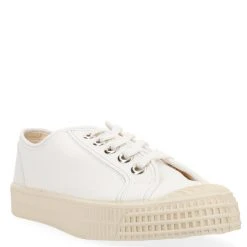 Novesta Star Master Contrast Trainer In White & Grey