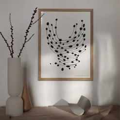 The Poster Club Leise Dich Abrahamsen Dancing Dots Print