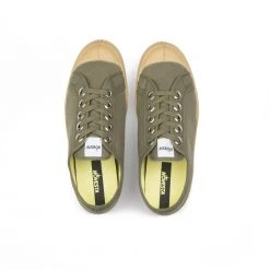 Novesta Star Master Plimsolls Sneakers (Military Green/Transparent)