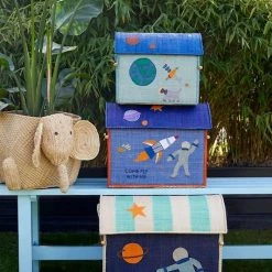 Rice by Rice Raffia Storage Baskets - Stylish & Functional Home Decor 5 Rice by Rice Raffia Storage Baskets/Space