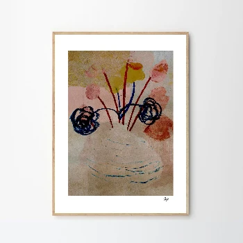 The Poster Club Johannes Geppert Blooming Art Print - 50x70cm - Modern Home Decor 3 The Poster Club Johannes Geppert Blooming Print - 50x70cm