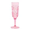 Rice by Rice Acrylic Champagne Flute In Pink