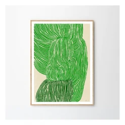 The Poster Club Rebecca Hein, Green Ocean - 40x50