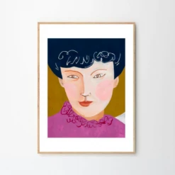 The Poster Club Jaron Su - Taiwanese Lady in 1950s Paris 50x70