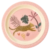 Rice by Rice Piatto Piano Melamina Giungla Rosa