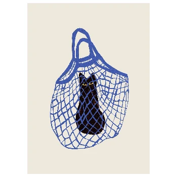 The Poster Club Chloe Purpero Johnson - The Cats in the Bag Art Poster - 40x50cm 4 The Poster Club Chloe Purpero Johnson, The Cats in the Bag - 40x50cm