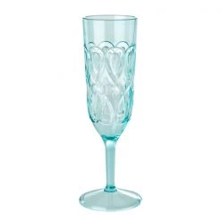 Rice by Rice Acrylic Champagne Flute In Mint