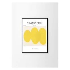 The Poster Club Emma Lawrenson Yellow Form Art Print - 30x40 - Modern Wall Art for Home Decor 12 The Poster Club Emma Lawrenson, Yellow Form - 30x40