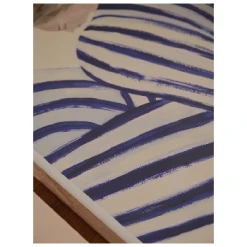 Sofia Lind Blue Stripe At Concorde Poster - 50x70cm | Modern Art Print | The Poster Club 15 The Poster Club Sofia Lind, Blue Stripe At Concorde - 50x70cm