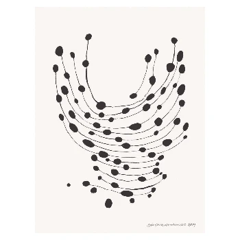 The Poster Club Leise Dich Abrahamsen, Dancing Dots - 40x50 Art Print 8 The Poster Club Leise Dich Abrahamsen, Dancing Dots - 40x50