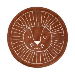 Rice by Rice Lion Face Rug