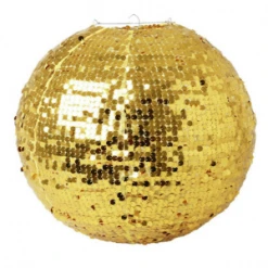 Rice by Rice Gold Sequin Lampshade