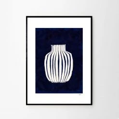 The Poster Club Ana Frois Blue Vase Art Print - 30x40cm - Scandinavian Style Home Decor 11 The Poster Club Ana Frois, Blue Vase - 30x40cm