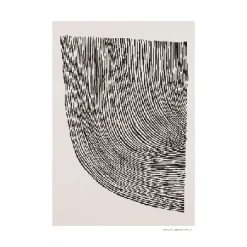 The Poster Club Leise Dich Abrahamsen, Curves - 30x40cm