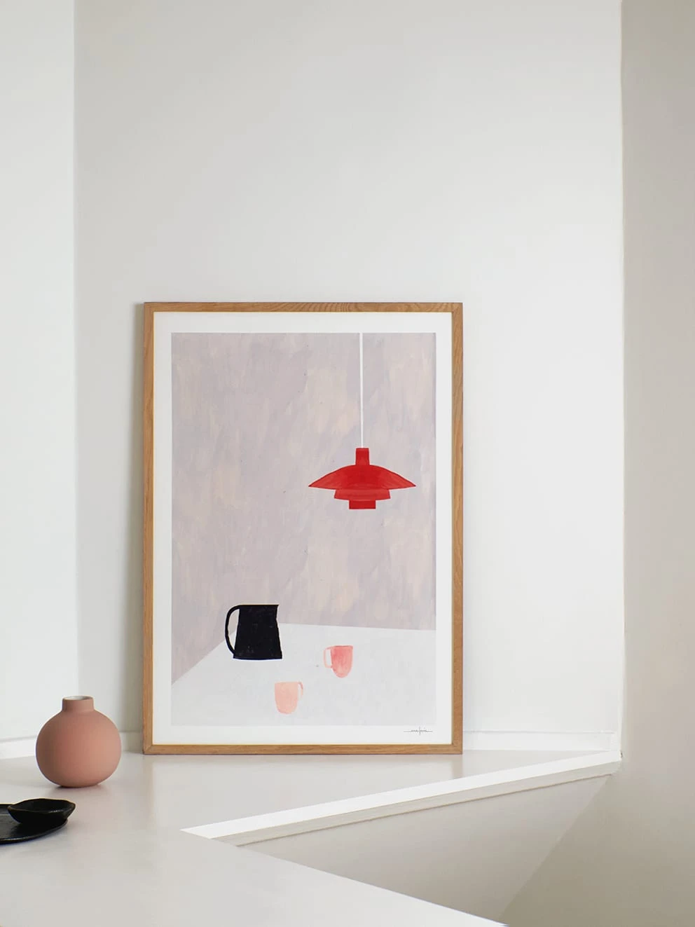 The Poster Club Ana Frois Orange Pendant Art Print - 30x40cm | Modern Home Decor 4 The Poster Club Ana Frois, Orange Pendant - 30x40cm