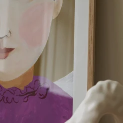 The Poster Club Jaron Su - Taiwanese Lady in 1950s Paris 50x70