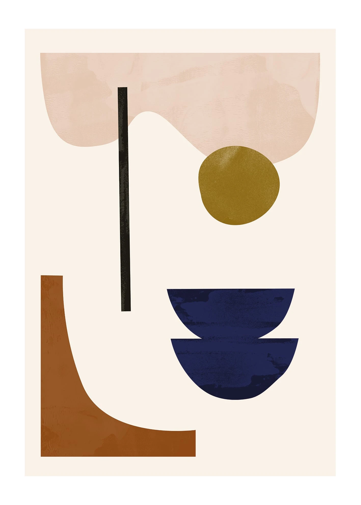 The Poster Club Jan Skacelik - Shapescape 08 Abstract Art Poster - 30x40cm 9 The Poster Club Jan Skacelik, Shapescape 08 - 30x40cm