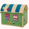Rice by Rice Small Rafia Casa De Almacenamiento - Verde - Circus