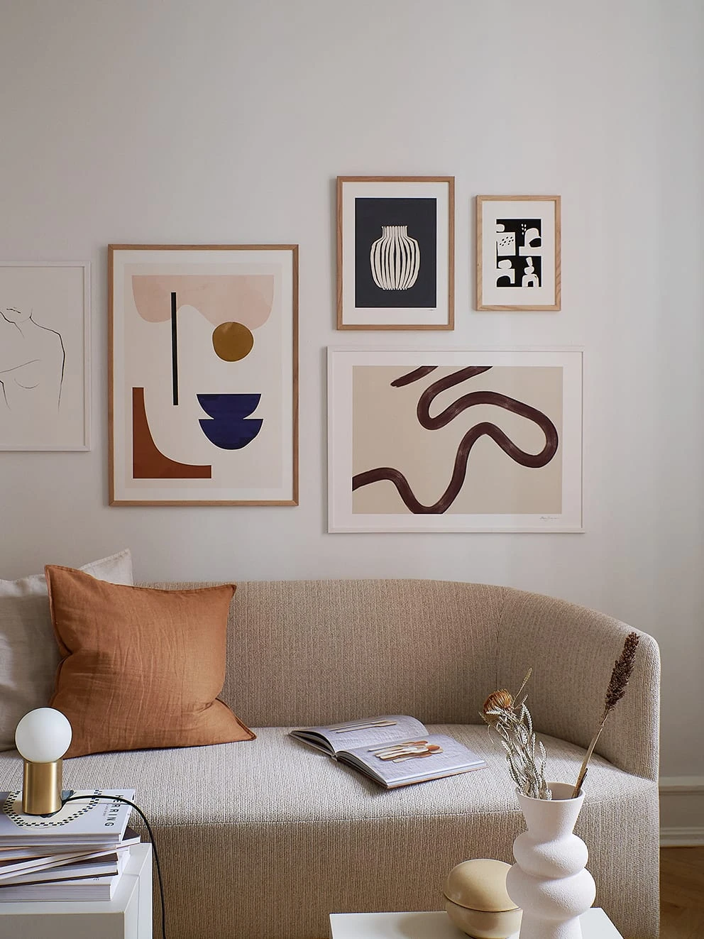 The Poster Club Ana Frois Blue Vase Art Print - 30x40cm - Scandinavian Style Home Decor 5 The Poster Club Ana Frois, Blue Vase - 30x40cm