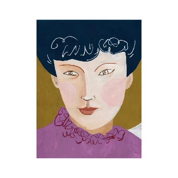 The Poster Club Jaron Su - Taiwanese Lady in 1950s Paris Art Print (30x40cm) 8 The Poster Club Jaron Su, Taiwanese Lady in 1950s Paris - 30x40cm