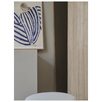 Sofia Lind Blue Stripe At Concorde Poster - 50x70cm | Modern Art Print | The Poster Club 7 The Poster Club Sofia Lind, Blue Stripe At Concorde - 50x70cm