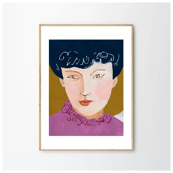 The Poster Club Jaron Su - Taiwanese Lady in 1950s Paris Art Print (30x40cm) 3 The Poster Club Jaron Su, Taiwanese Lady in 1950s Paris - 30x40cm