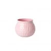Rice by Rice Pink Metal Flower Pot - Elegant Home Decor 2 Rice by Rice Pink Metal Flower Pot