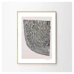 The Poster Club Leise Dich Abrahamsen, Curves - 30x40cm