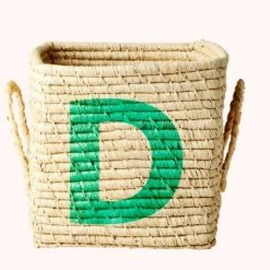 Rice by Rice Cuadrado Rafia Cesta