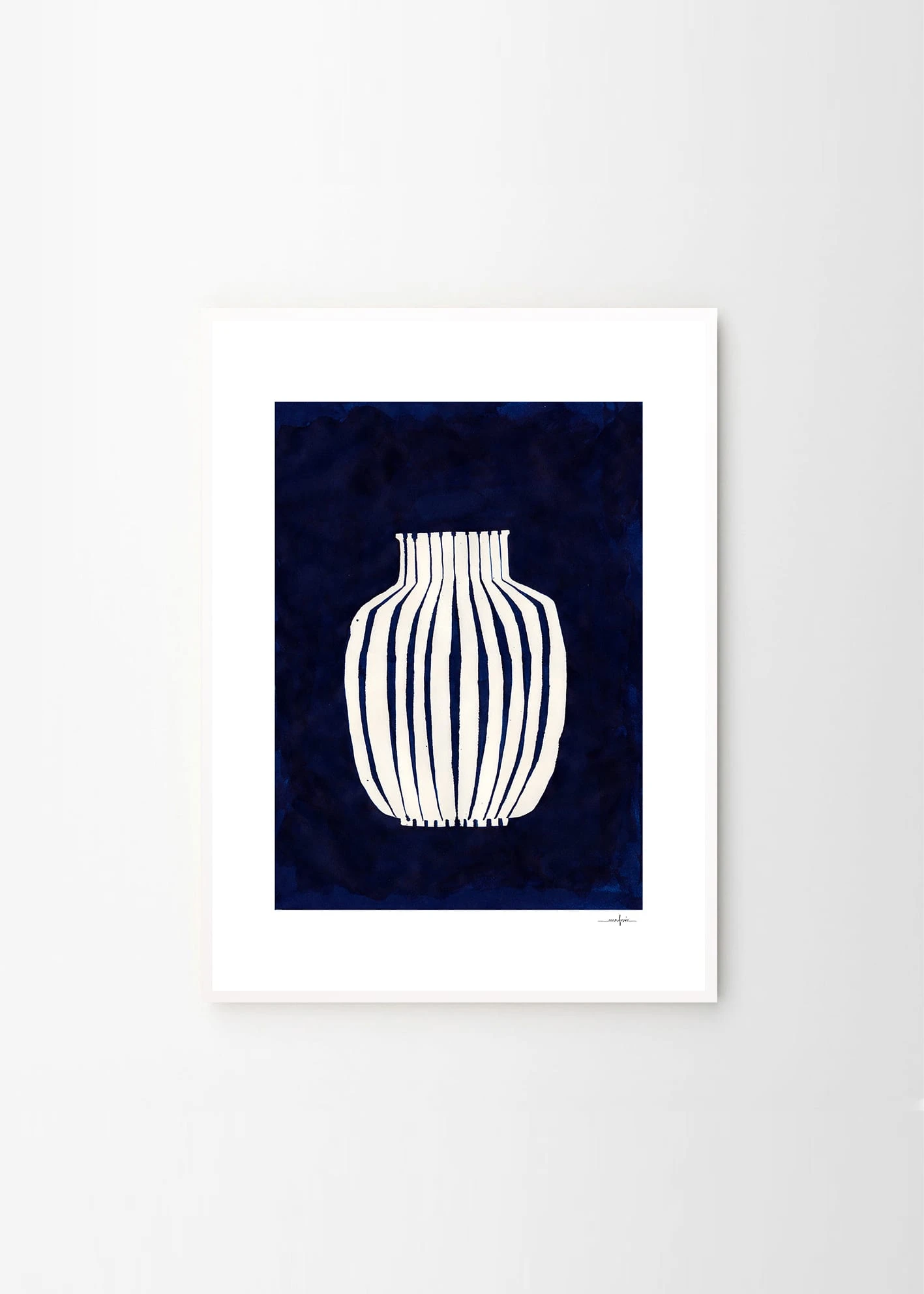 The Poster Club Ana Frois Blue Vase Art Print - 30x40cm - Scandinavian Style Home Decor 7 The Poster Club Ana Frois, Blue Vase - 30x40cm