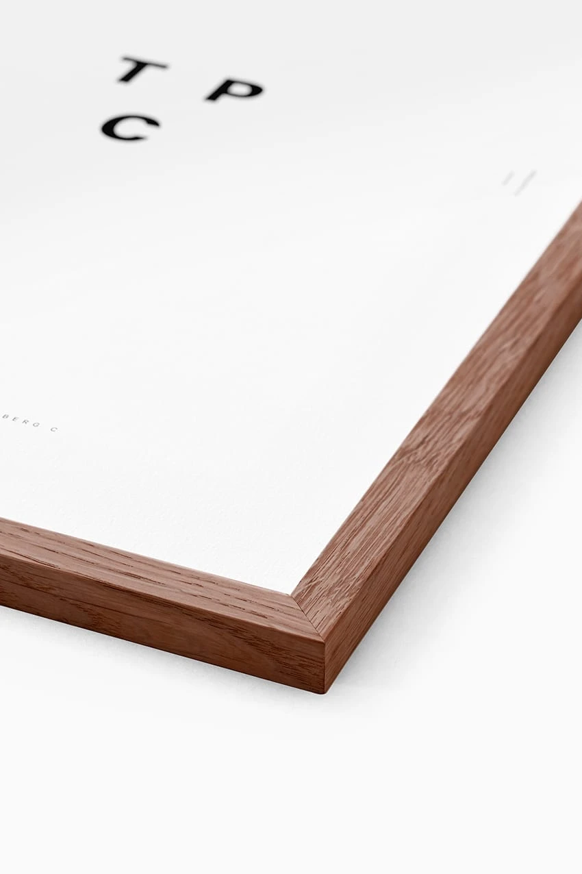 The Poster Club Solid Oak Frames - 30x40cm | Premium Wall Art Display | Home Decor 5 The Poster Club Solid Oak Frames - 30x40cm