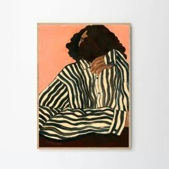 The Poster Club Hanna Peterson Serene Stripes Print - 30x40cm